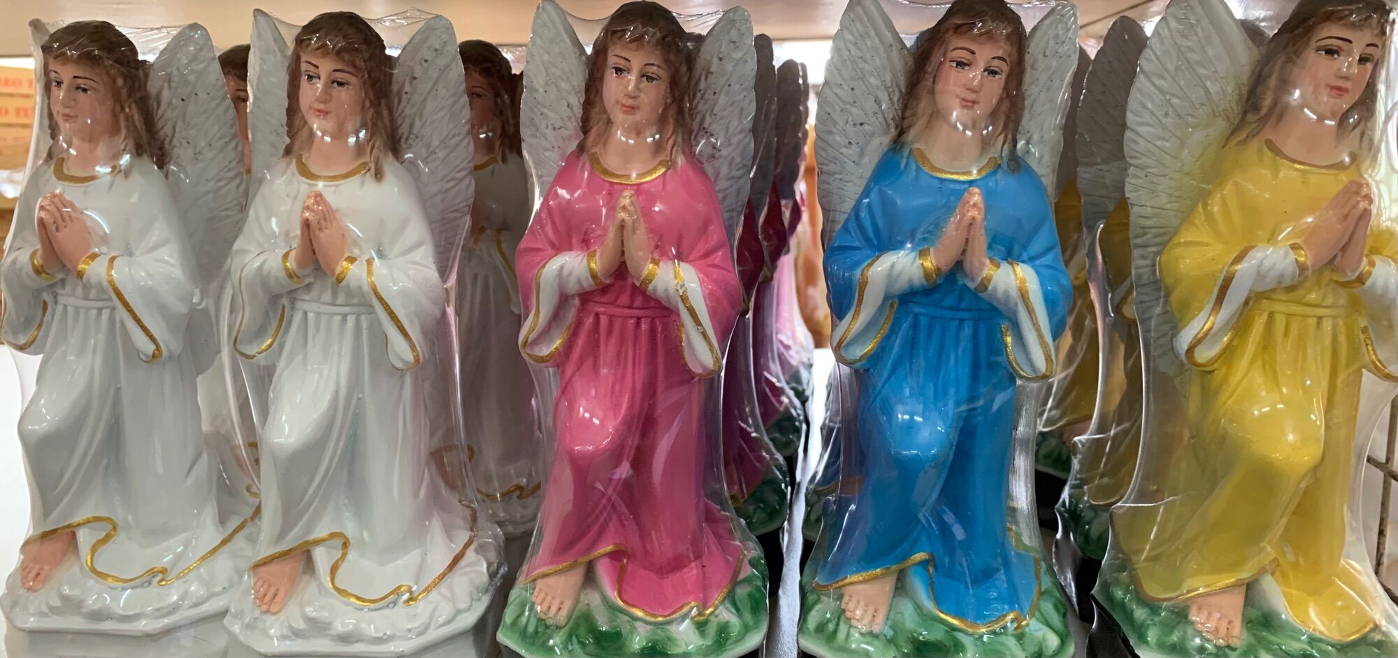 Tượng thiên thần mừng chúa giáng sinh 25cm- composite