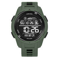 SMAEL 8105 Digital Watches Sports LED Wristwatches Mens 50m Waterproof Watch Digital Light Stopwatch Watch for Men