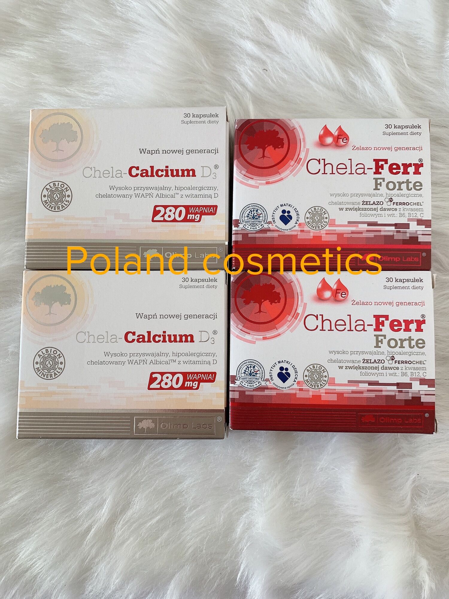 Bộ đôi canxi chela và sắt chela cho bà bầu