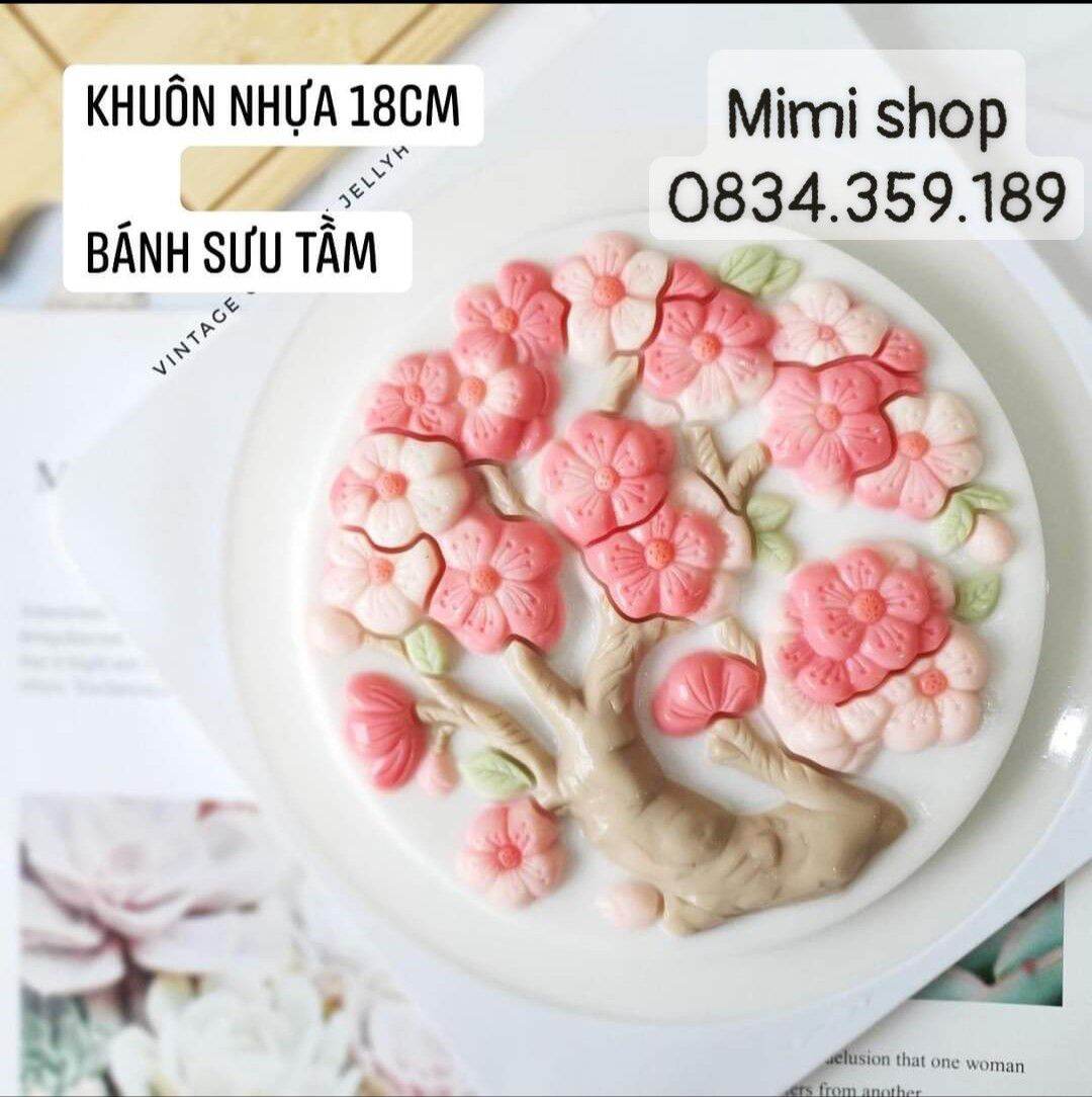 Khuôn làm rau câu, ấn xôi hoa đào dịp Tết