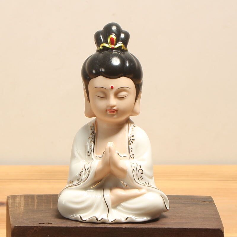 Tượng phật bà quan âm toạ sơn(tặng kèm chuỗi tràng hạt)