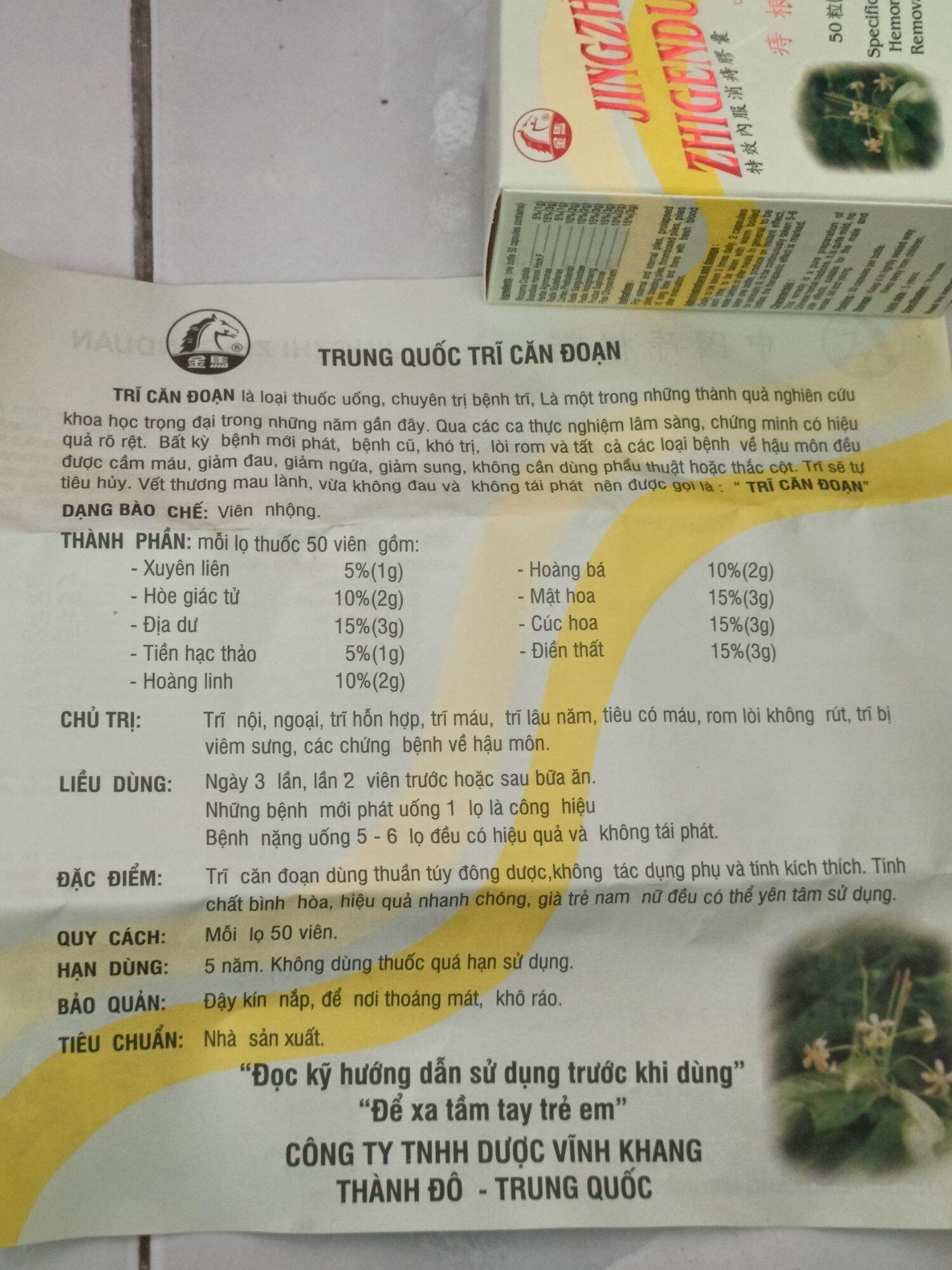 Trĩ Căn Đoạn Trĩ Ngựa (trĩ nội, trĩ ngoại)
