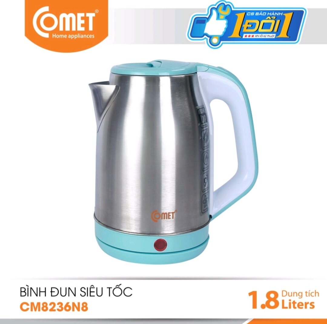 Bình đun siêu tốc COMET - CM8236N8