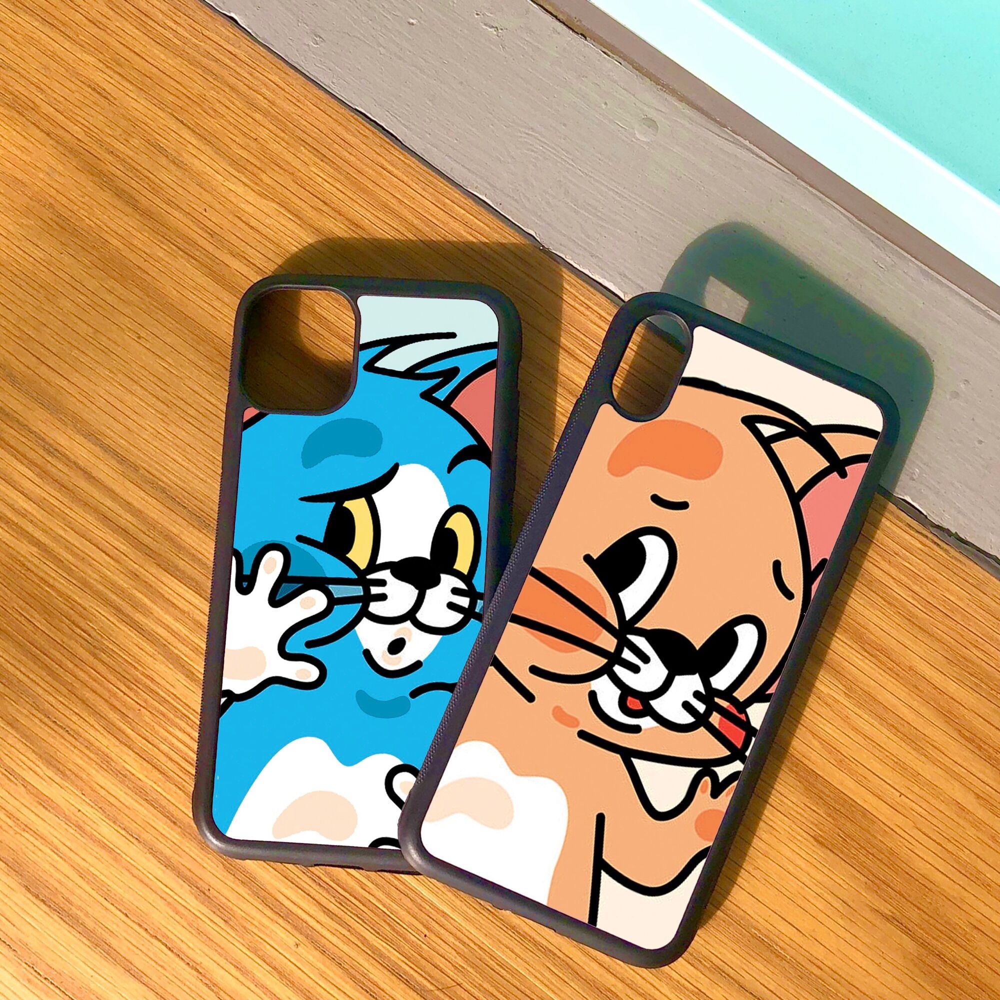 Ốp iphone Mèo Tom and Chuột Jerry
