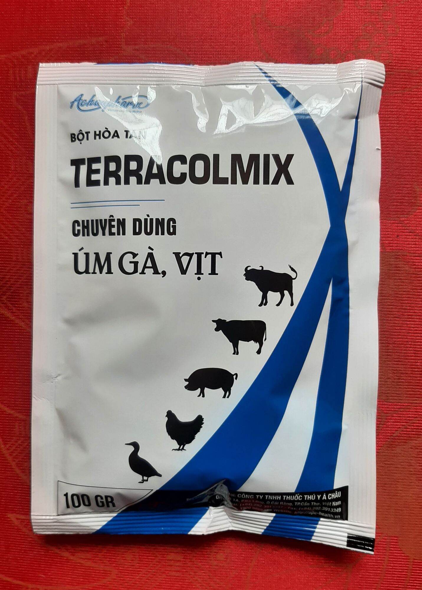 Terracolmix gói 100g úm gà vịt