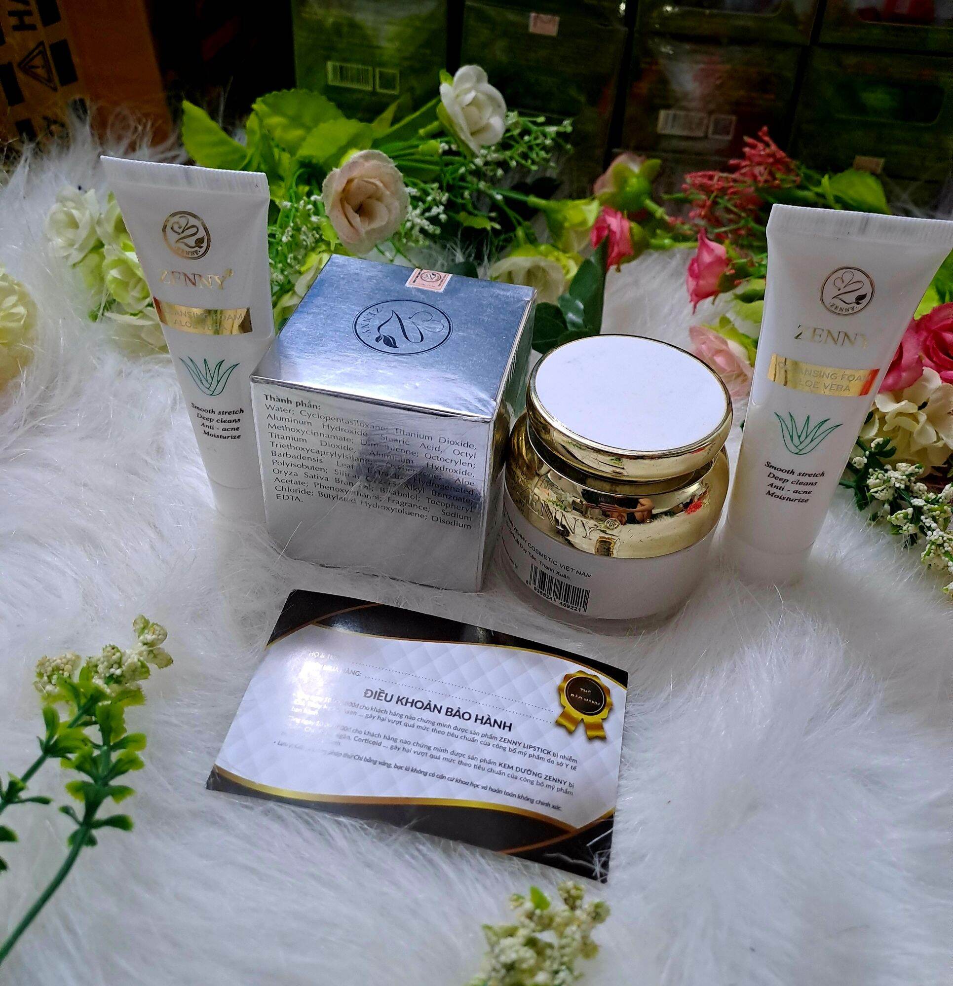 kem zenny  TẶNG serum ,sũa rủa măt ( sỉ,ib)