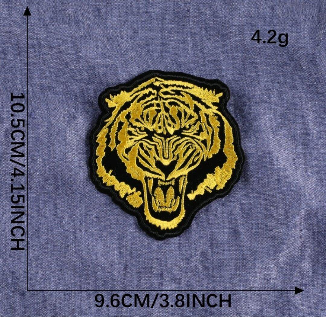 Sticker Thêu Ủi Hình Con Sói Cao Cấp MS445872