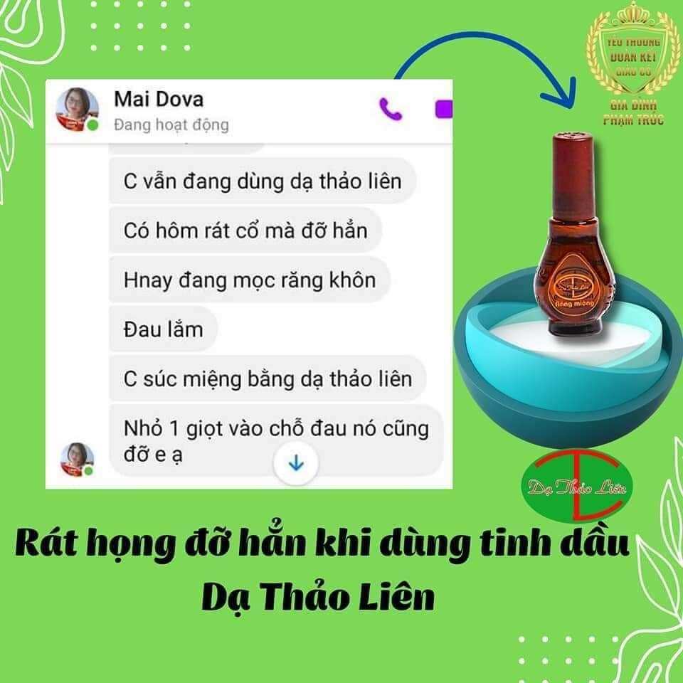 Combo 5 tinh dầu răng miệng 5ml