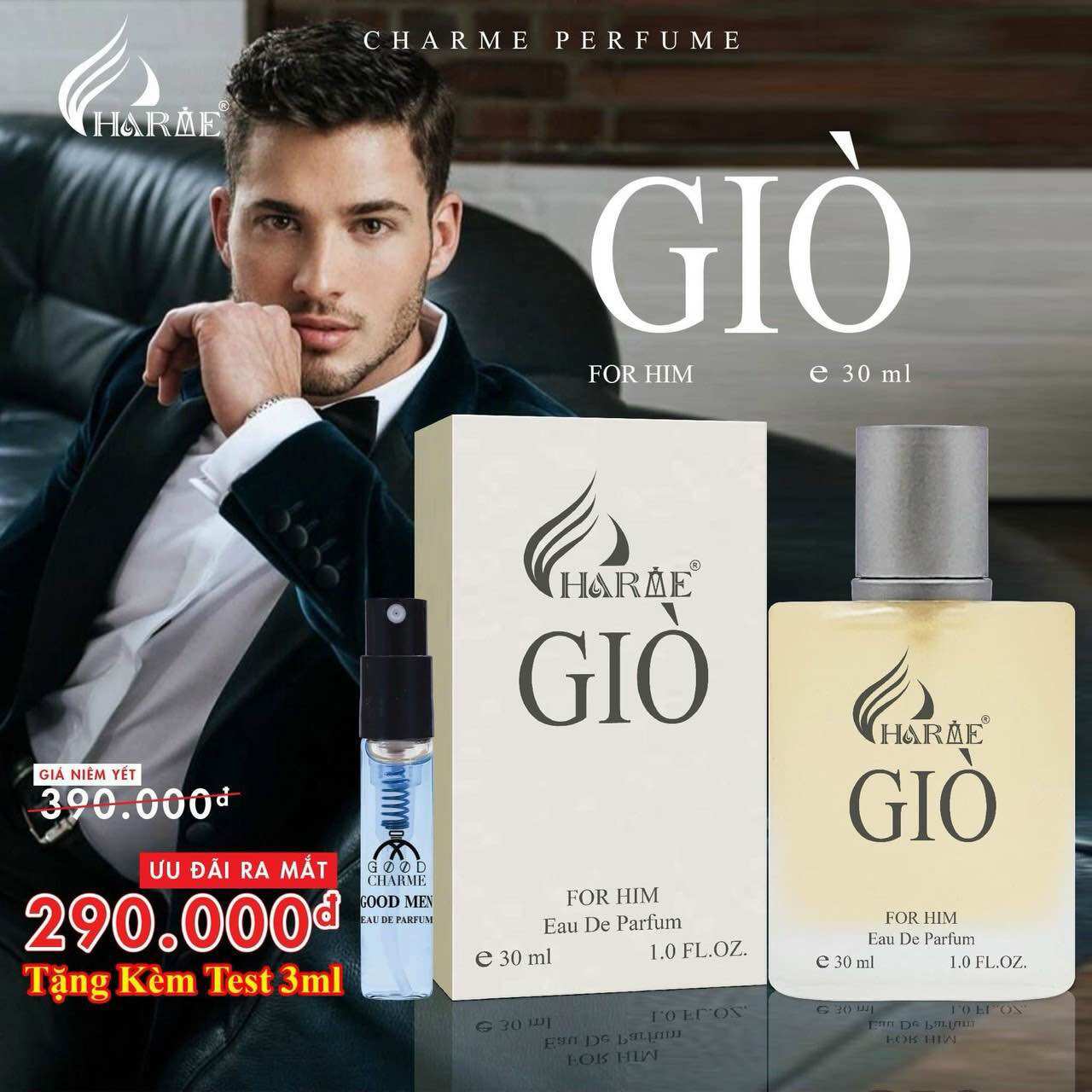 Nước hoa Giò 30ml tặng 3ml