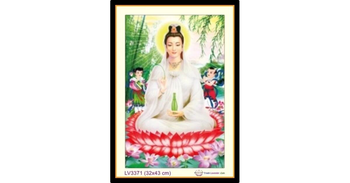 Tranh thêu Bồ Tát