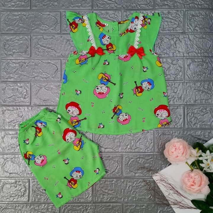 Bộ quần áo tole lanh bé gái/Đồ tole bé gái/Bộ lanh cánh tiên bé gái/ tole ngắn bé gái/ chất vải tole loại 1 mềm mát xưởng may nhà chắc chắc đường may kỹ