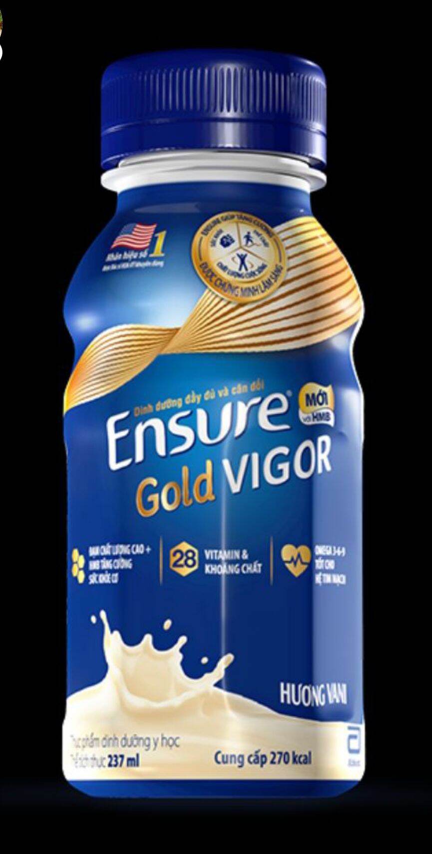 Combo 6 Chai Sữa Nước Ensure Gold Vigor date mới