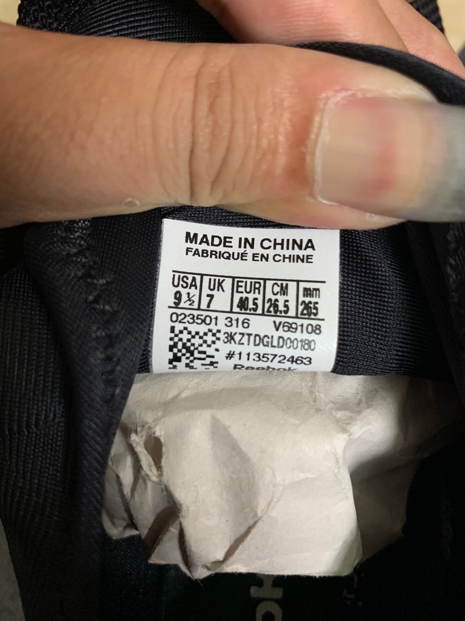 Giầy auth - Reebook size 40,5