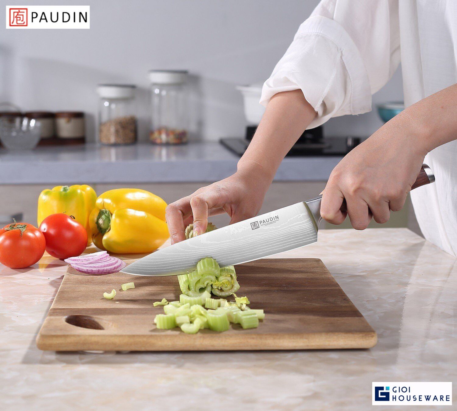[Chính Hãng] PAUDIN Berlin [B] Dao Đầu Bếp - Thép Đức Siêu Bền - GiOi Houseware