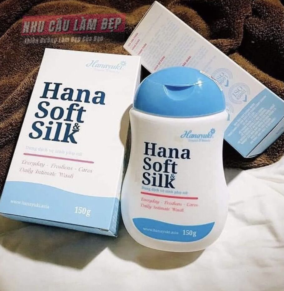 Hana Soft Silk dung dịch vệ sinh phụ nữ.