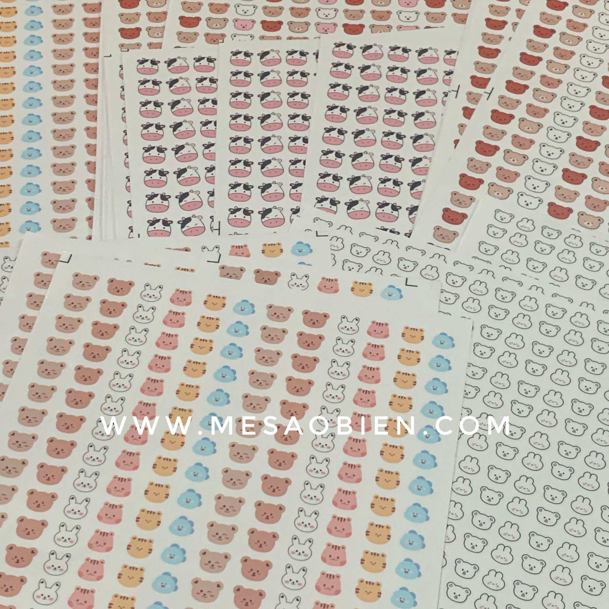 Sticker in nhiệt dán bình sữa, đồ dùng cho bé chống nước