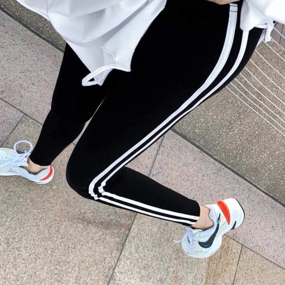 [nội địa thái]Quần Legging sọc Thailand(quần dài)