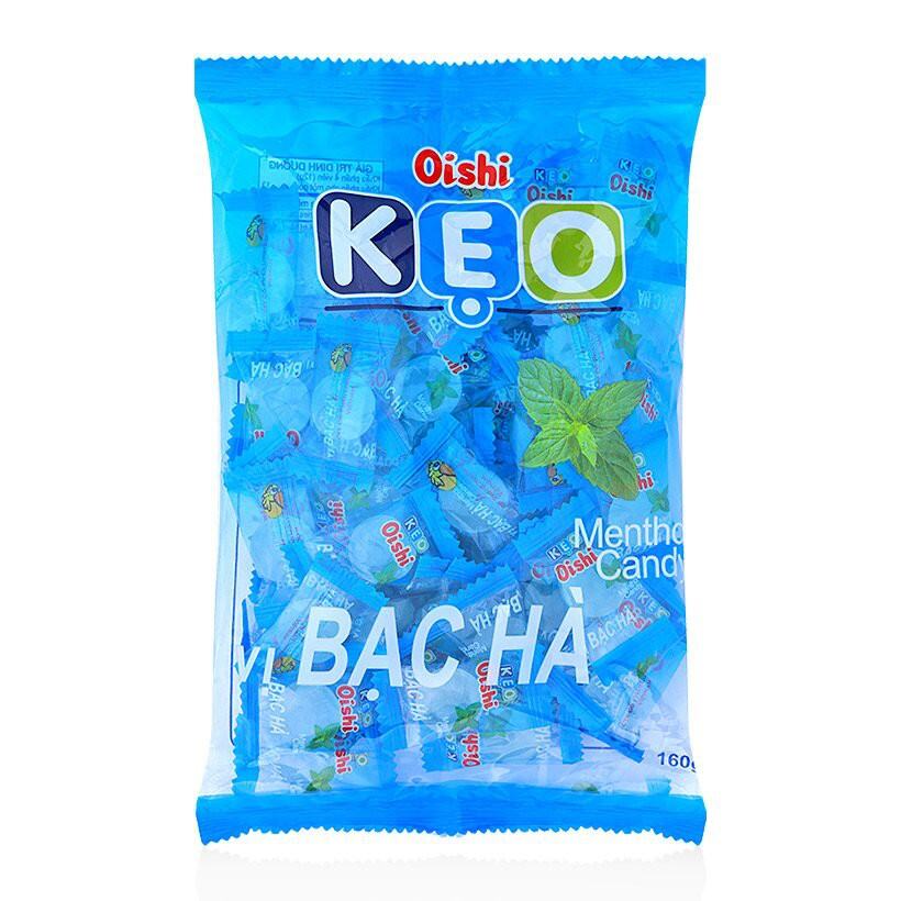 (tuổi thơ) 1 bọc 🍬 kẹo oishi bạc hà gói 90g siêu ngon