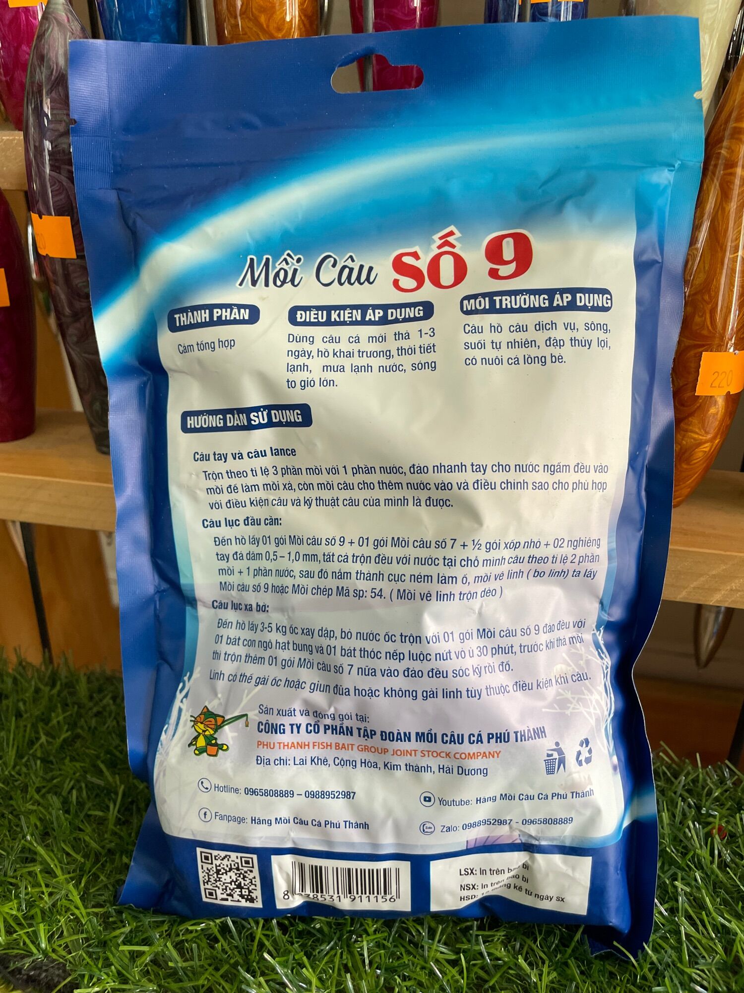 [ComBo] 2 Gói Mồi Phú Thành Các Loại