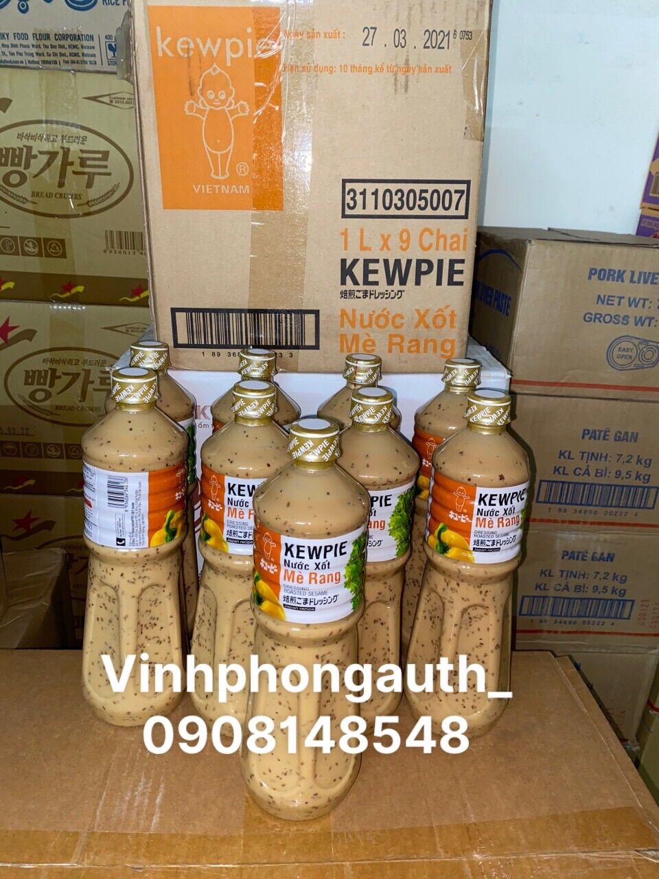 Sốt mè rang kewpie 1L