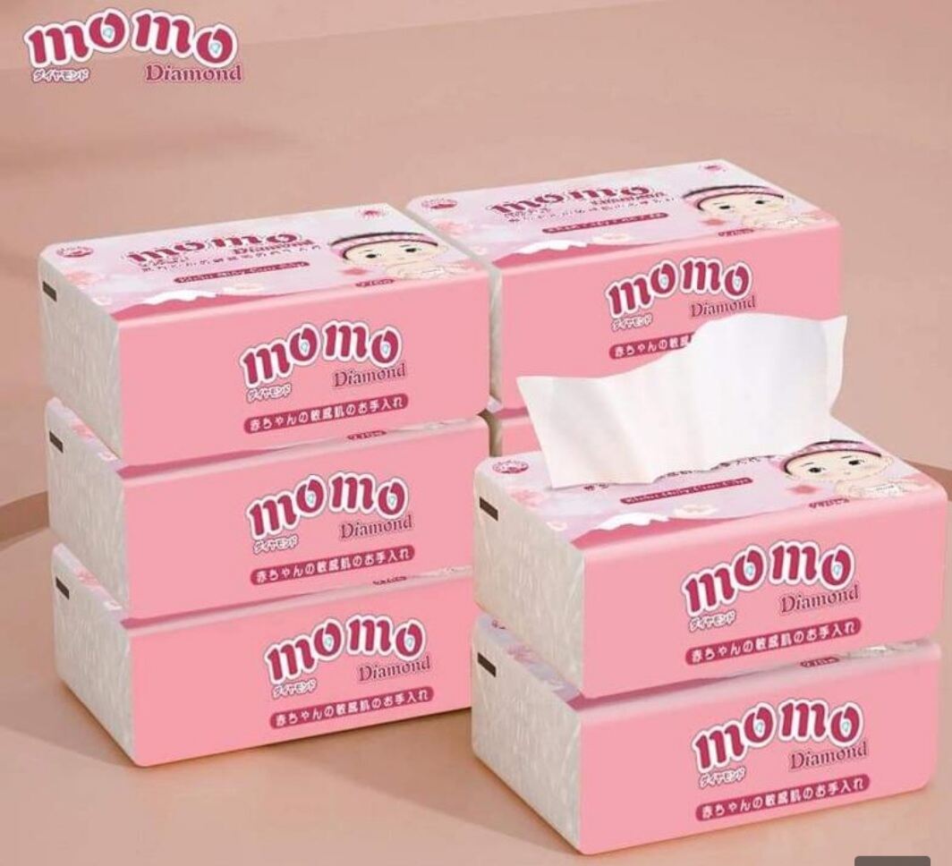Gói 270 tờ khăn giấy ăn cao cấp momo diamond thumbnail