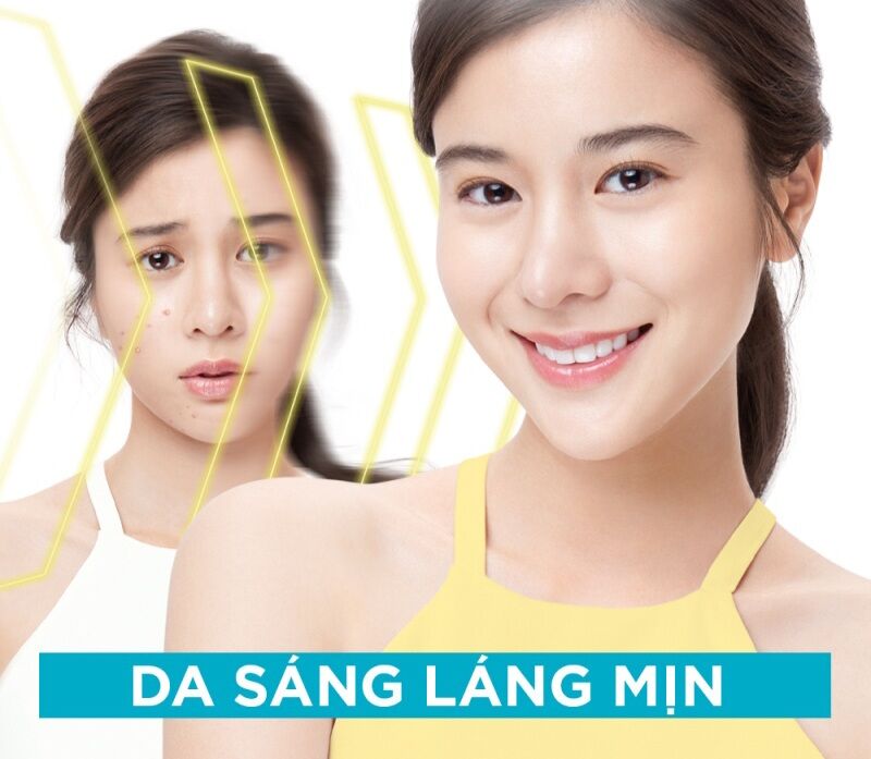 Sữa rửa mặt sáng da Garnier Bright Complete 100ml