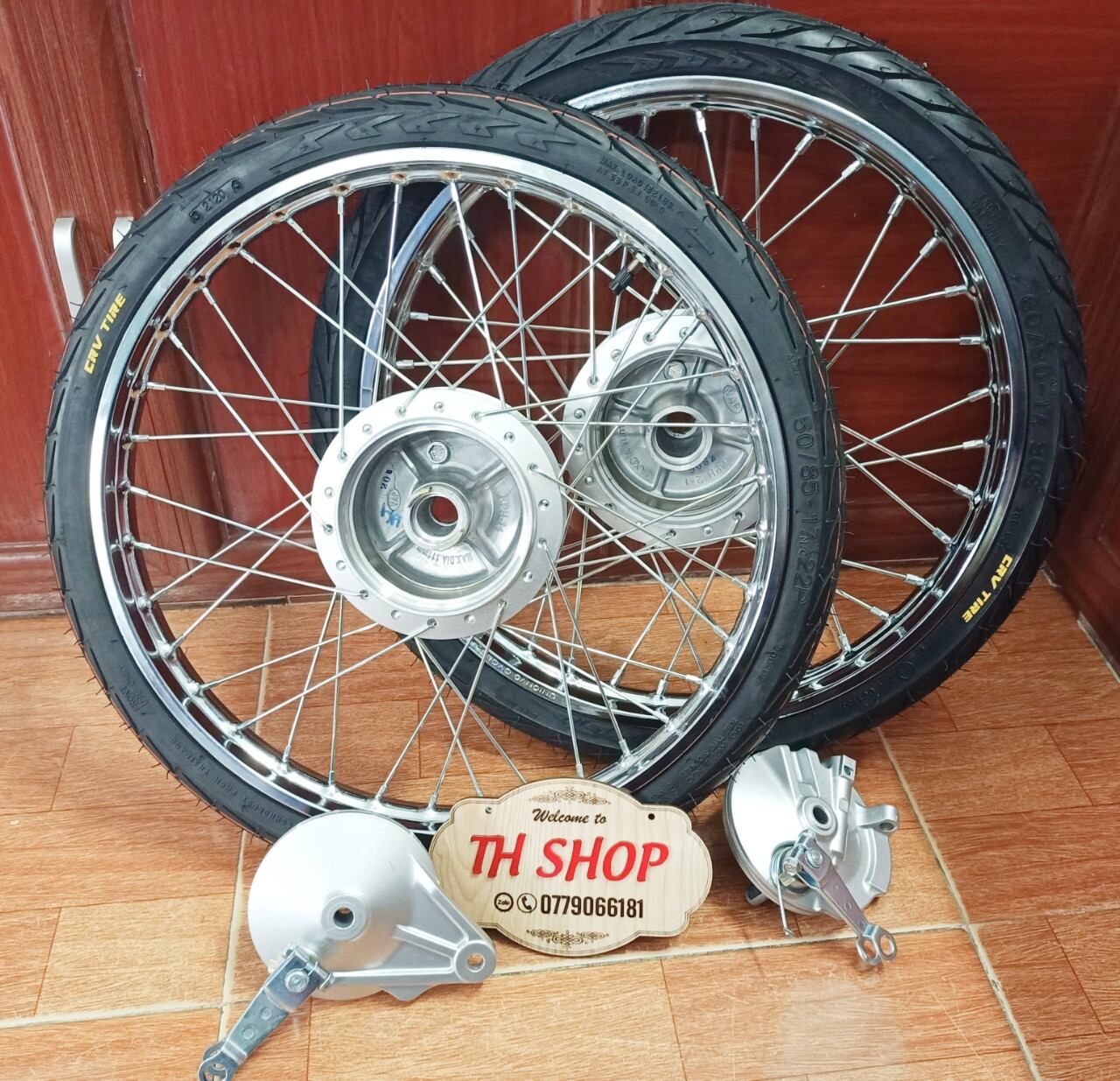 BÁNH CĂM WAVE DREAM NIỀNG SẮT UNIONVD CĂM ĐÙM ZIN VỎ RUỘT CRV THÁI LAN KÈM 2 MÁ ĐÙM TRƯỚC SAU  ĐÃ RÚT CĂM VÔ VỎ RUỘT SẴN GẮN VỪA NHƯ ZIN KHÔNG CHẾ