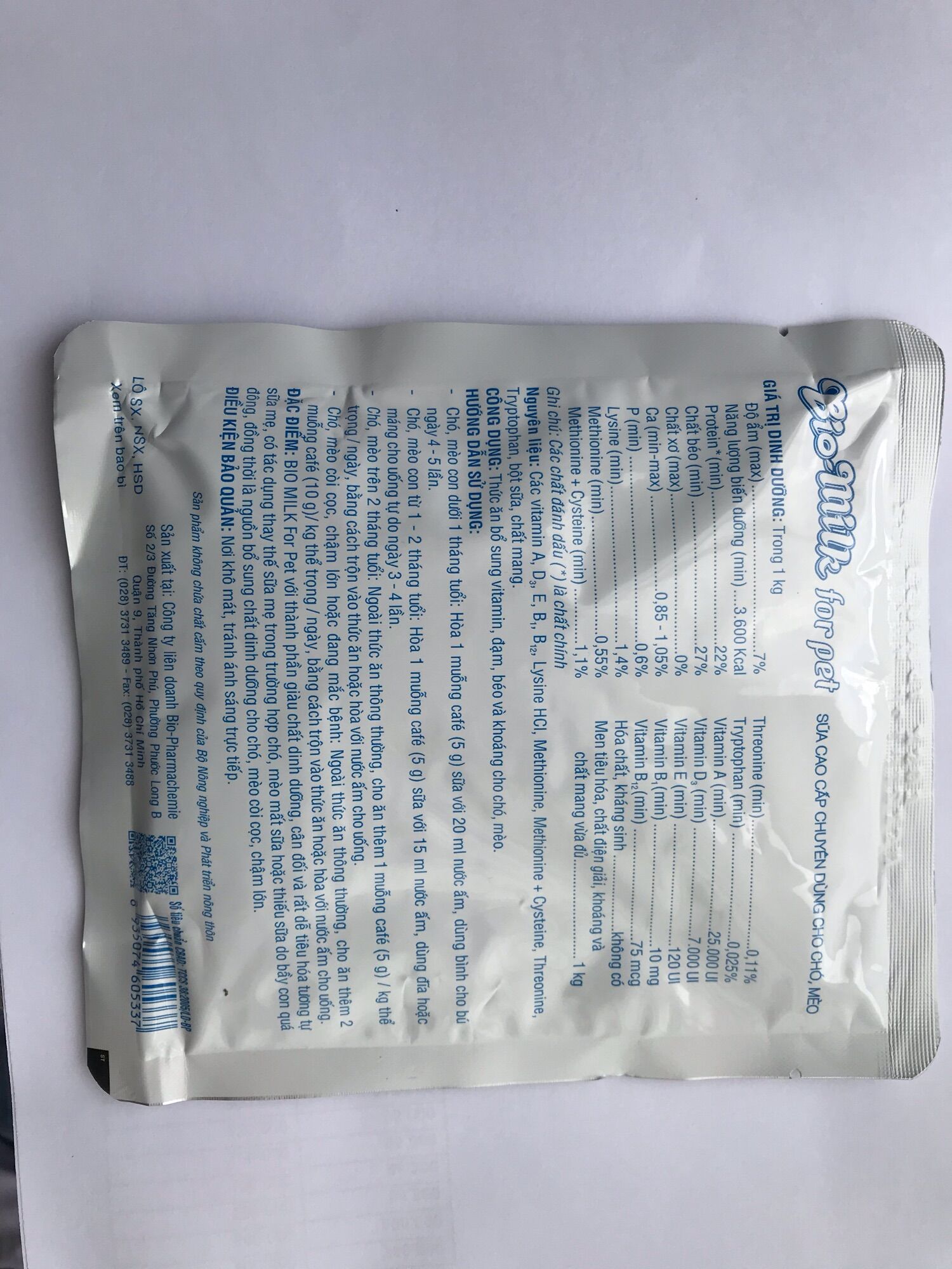 [HCM]Bio milk-sữa cho thú cưng