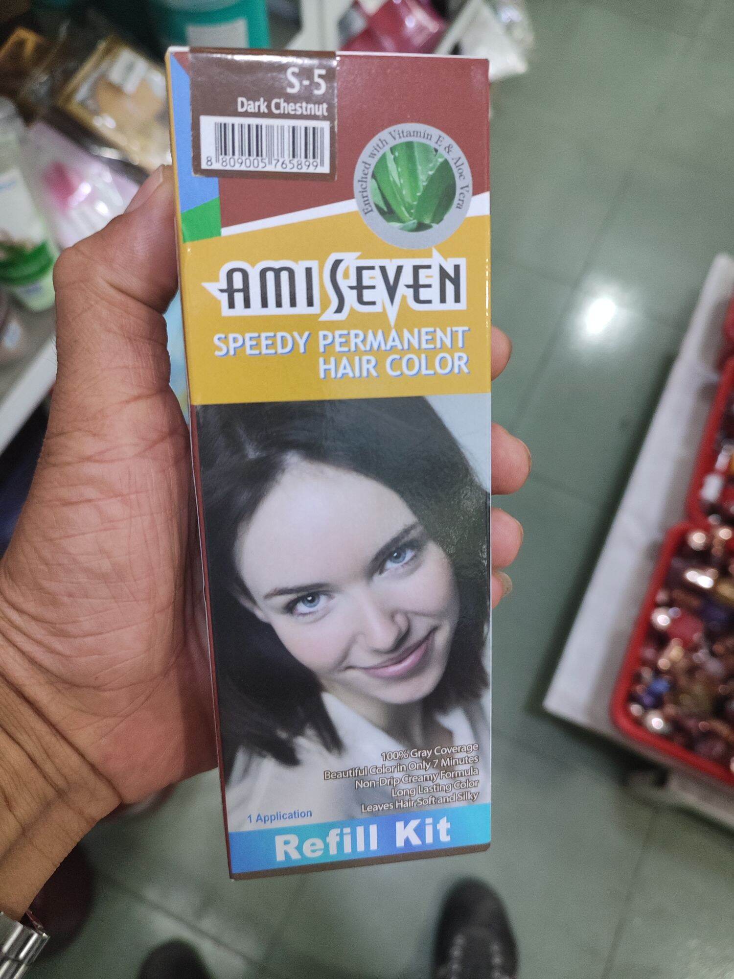 Nhuộm phủ bạc dược thảo Nhanh 7 Phút AMI SEVEN