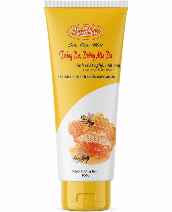 Sữa rửa mặt trắng da miss white 100g