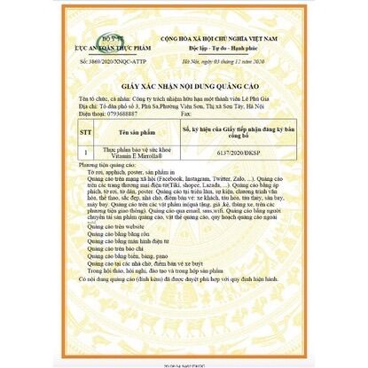 [ HOÀN TIỀN 10% ][Chính hãng] Viên uống đẹp da vitamin E đỏ của Nga