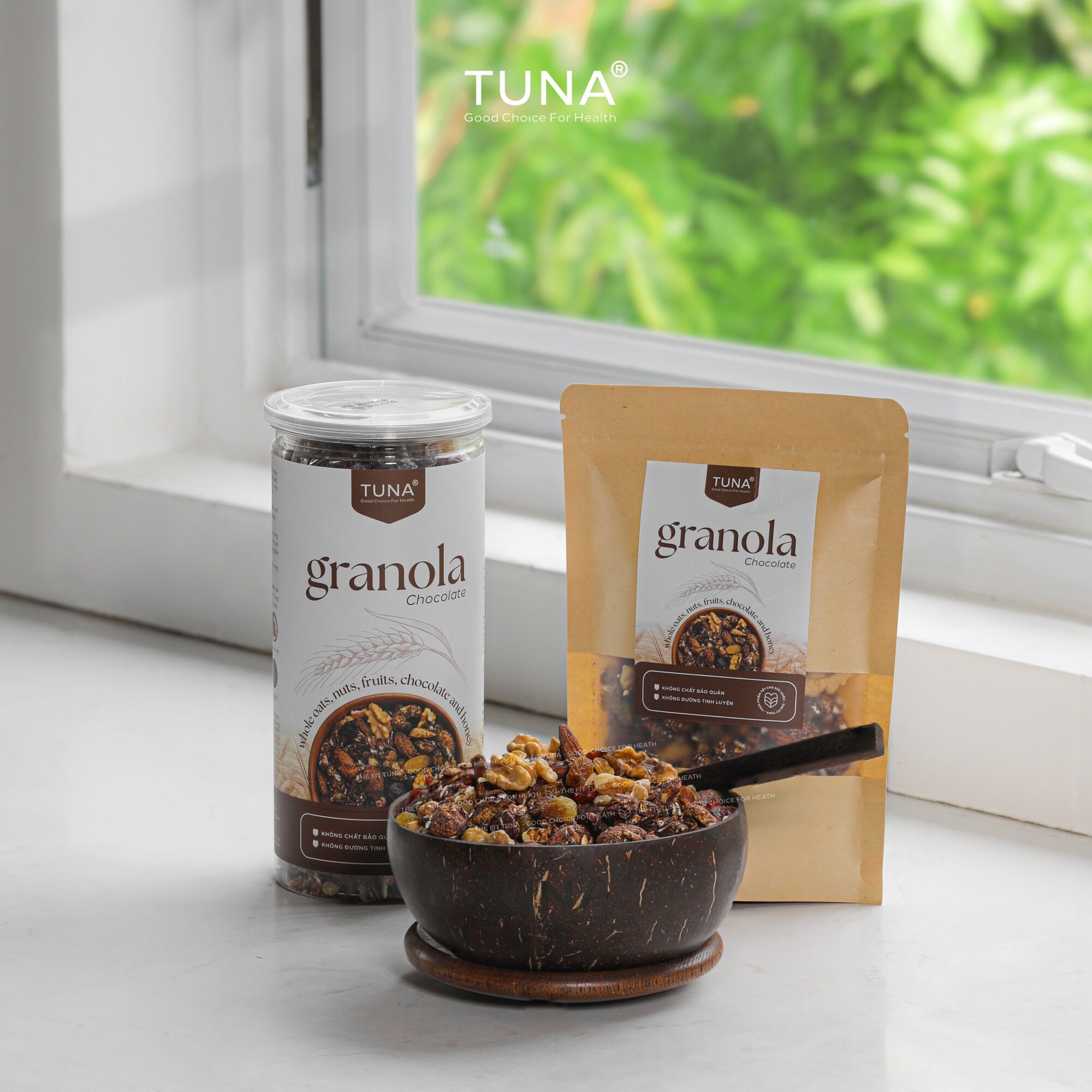 Granola - Ngũ cốc Ăn Kiêng Không Đường- Vị Chocolate