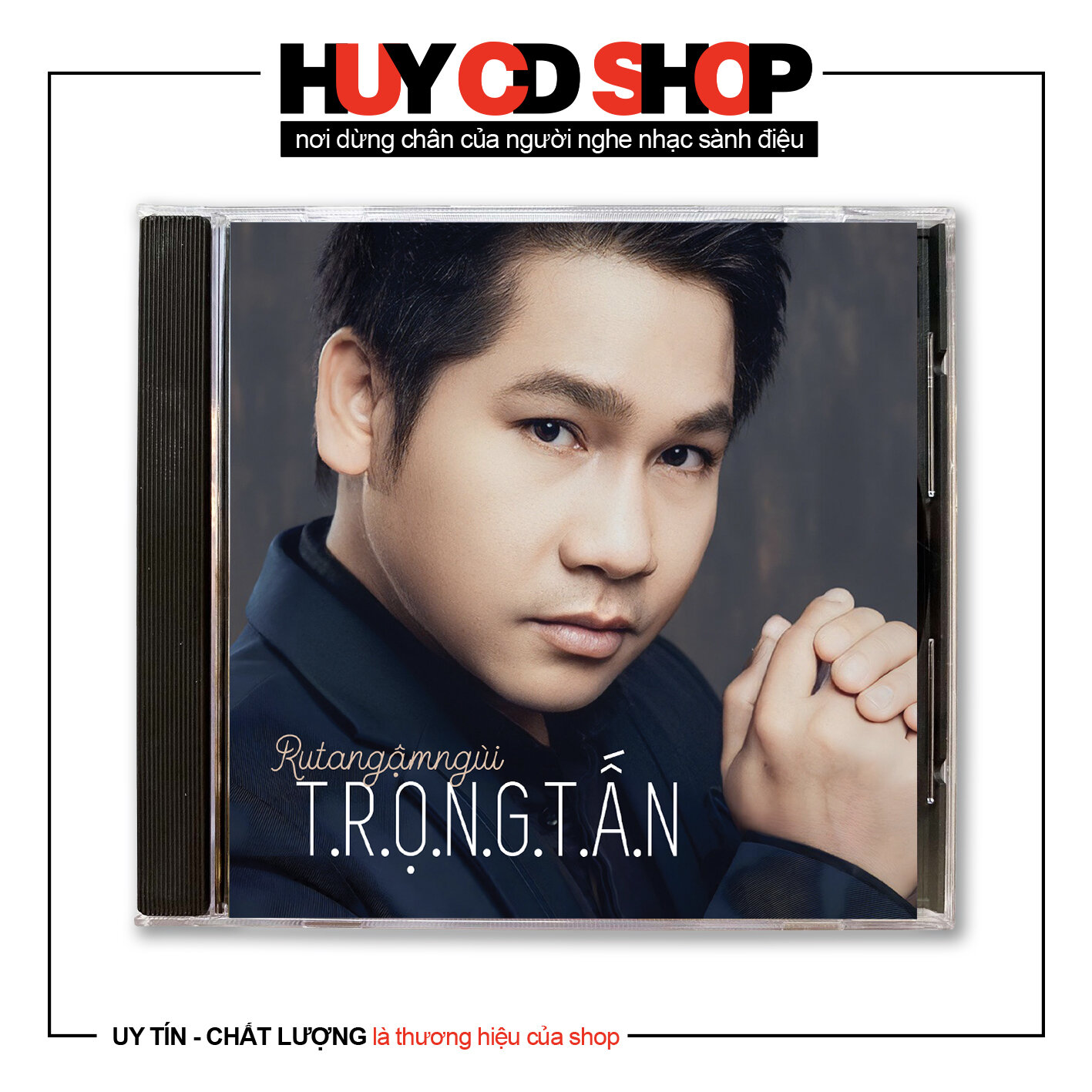 Đĩa cd trọng tấn ru ta ngậm ngùi nhạc sang trữ tình bolero đĩa lòng trắng chất lượng cao âm thanh chuẩn huy cd shop