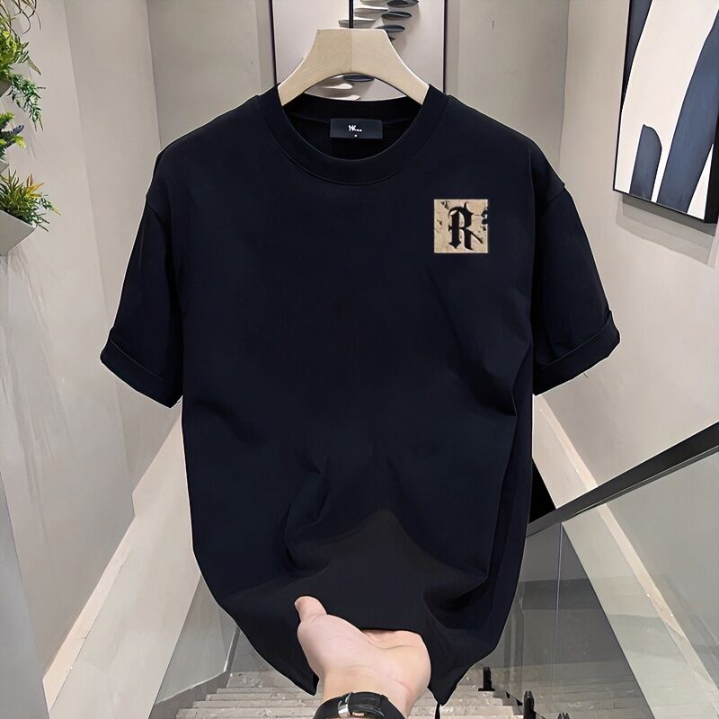 Áo Thun Tay Ngắn Cotton Nguyên Chất Phong Cách Mỹ Mùa Hè Cho Nam Và Nữ Áo Thun Chống Tia UV Áo Thun 