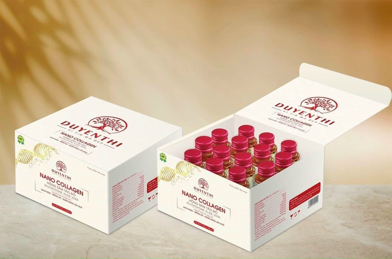 [Chính hãng] Nano colagen Hồng sâm táo đỏ (hộp 15 chai)- Bách y sâm