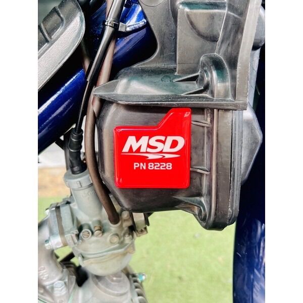 Tem Logo Sticker Đổ Nổi Thương Hiệu MSD Dán Trang Trí Xe