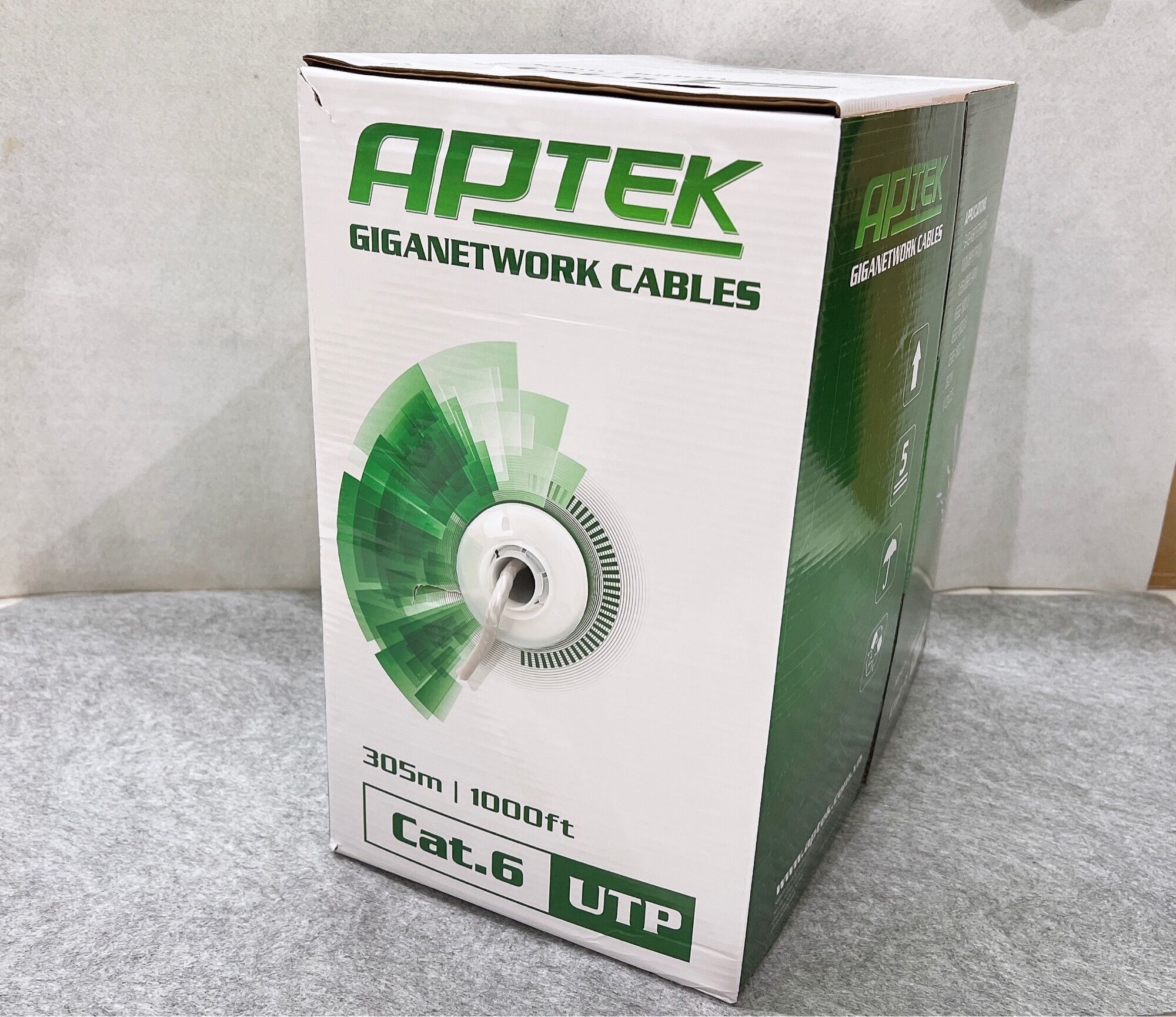 Cáp Mạng APTEK CAT.6 UTP CCA 305m