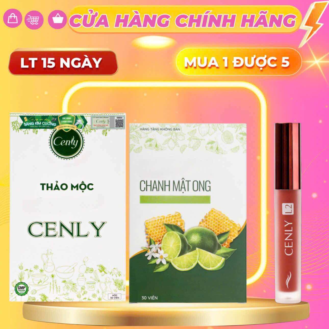 GIẢM CÂN CENLY CHÍNH HÃNG HỘP 15 VIÊN FULL TEM