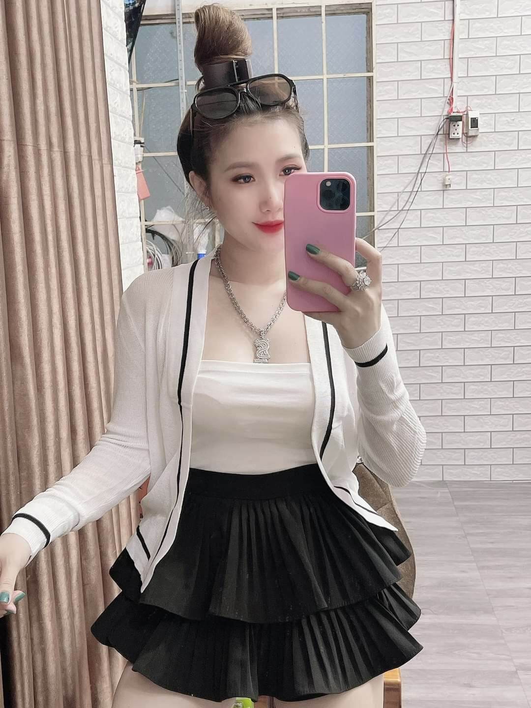 Áo Khoác Len Mỏng Phối Đồ Xinh. Áo Khoác Len Nữ H159