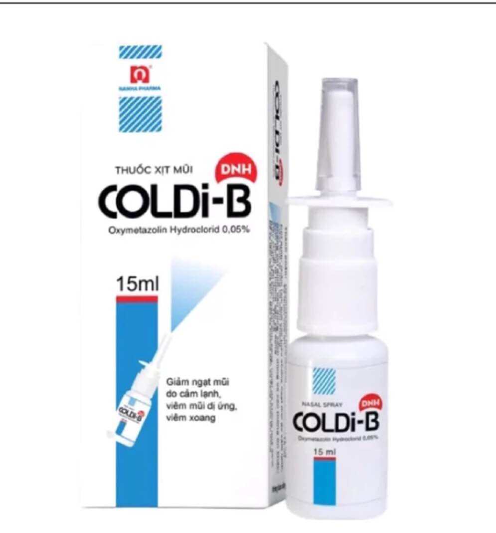 Xịt mũi COLDI-B 15ml - Ngạt mũi, sổ mũi hiệu quải