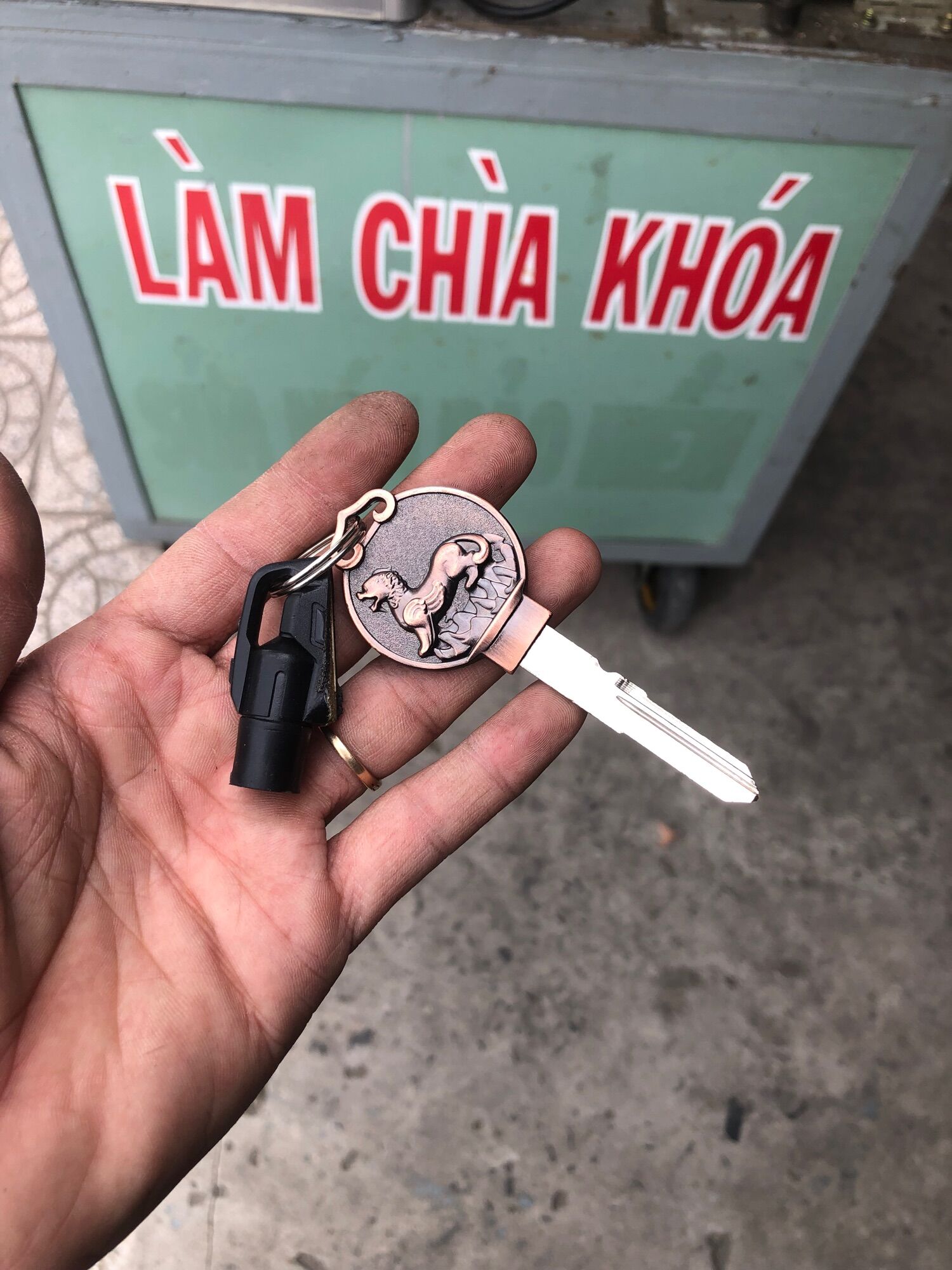 Phôi chìa khoá SUZUKI RAIDER , SATRIA độ cán chìa kiểu ( sư tử , đầu lâu , đầu rồng )