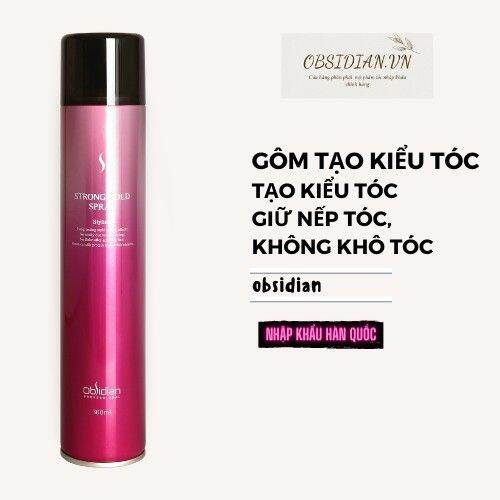 Gôm keo xịt tóc tạo kiểu nam nữ obsidian ( hàn quốc)
