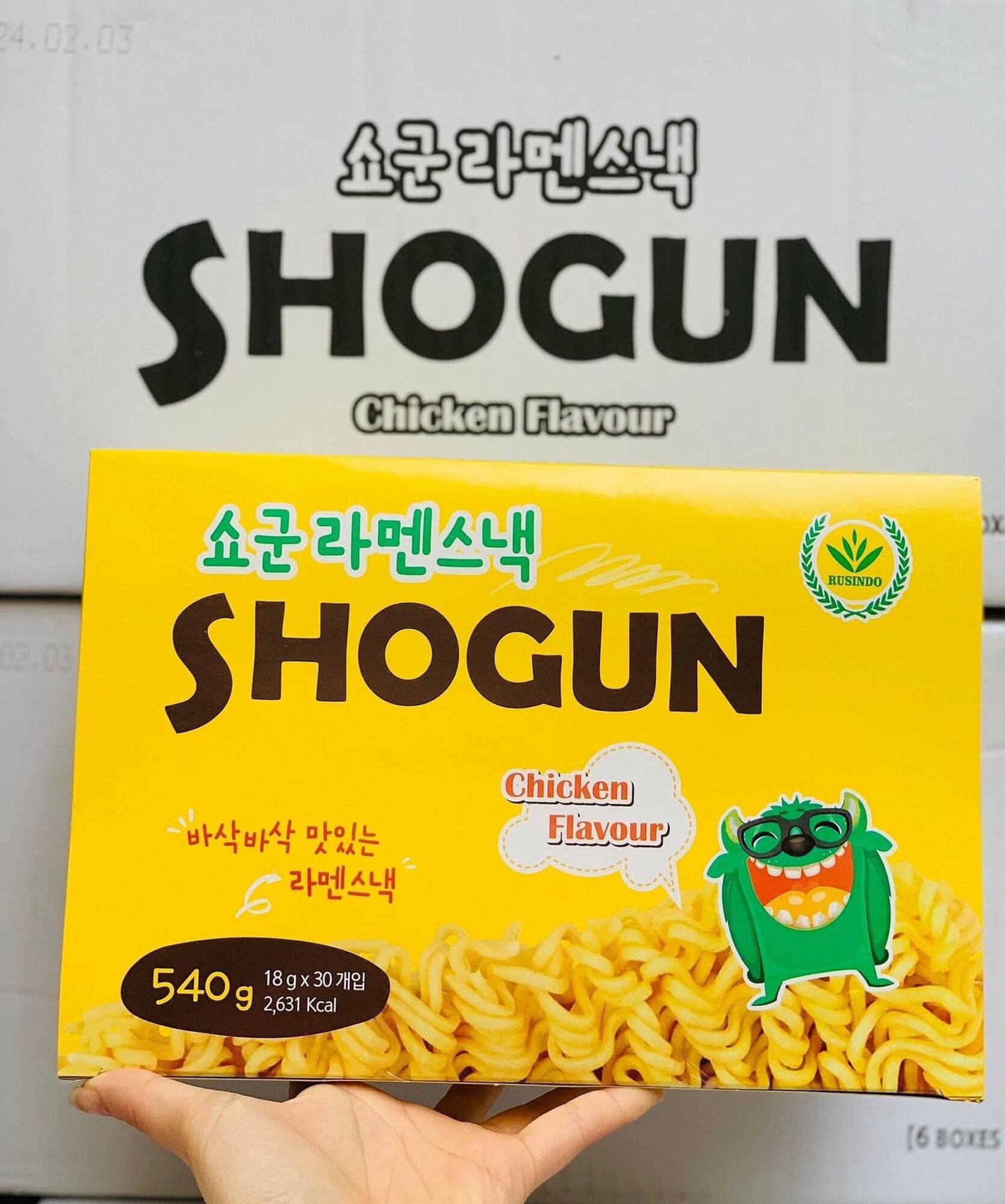 Mỳ ăn sống Shogun cho bé