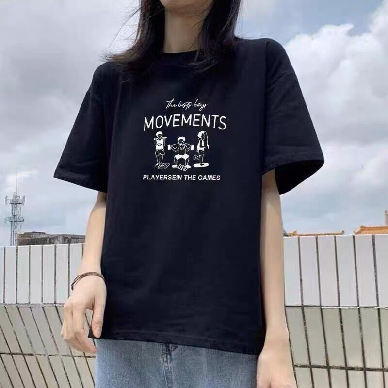 Áo thun cổ tròn nữ tay ngắn Movements