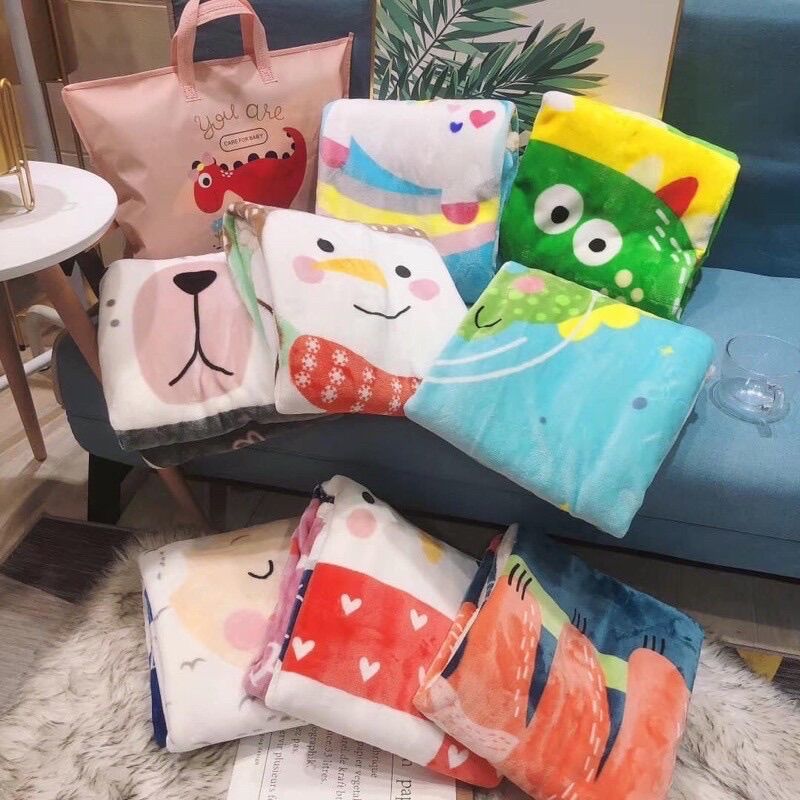 Chăn lông cừu dày và mềm 100*140cm cho bé