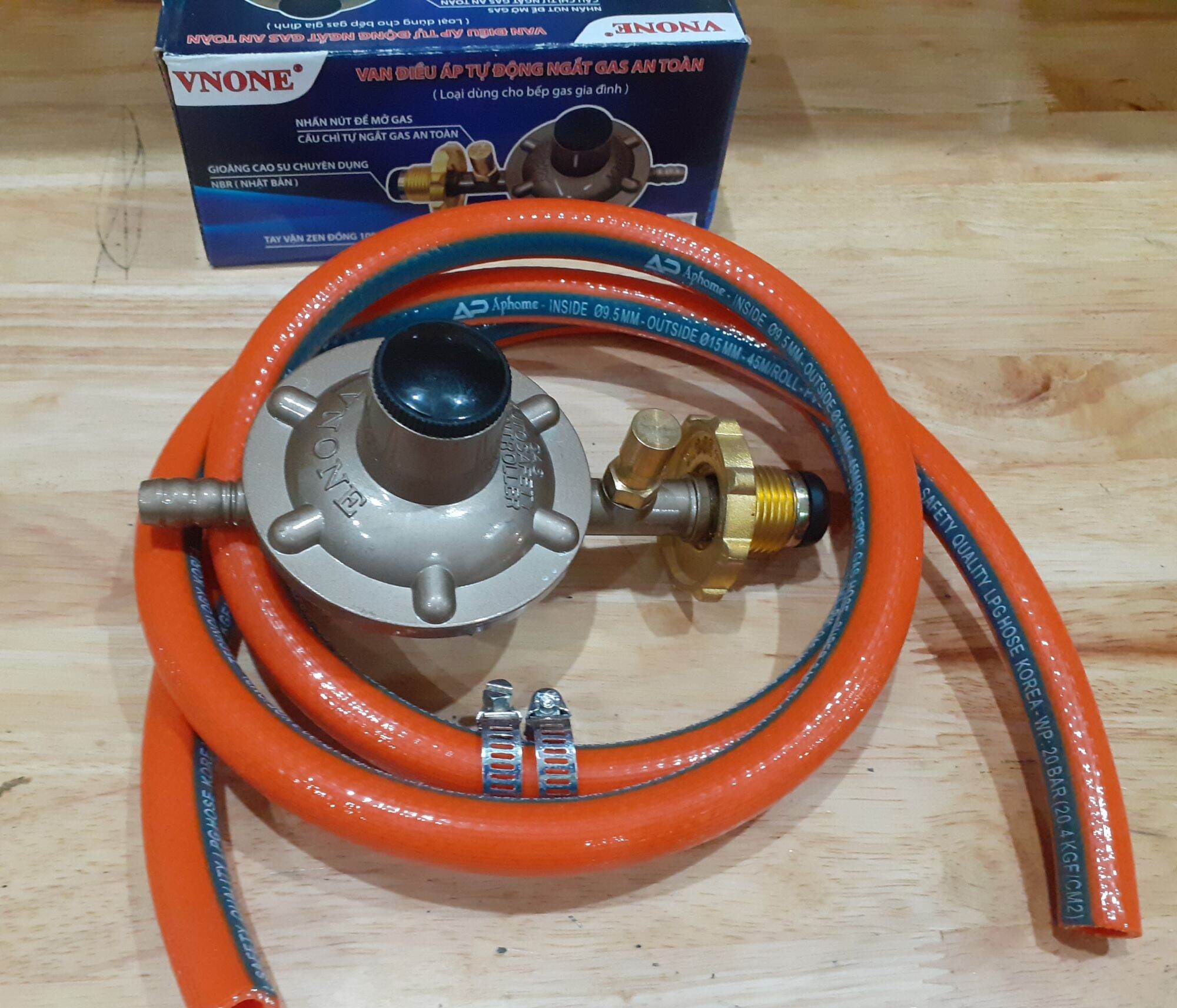 Combo bộ van dây bếp gas gia đình vnoe