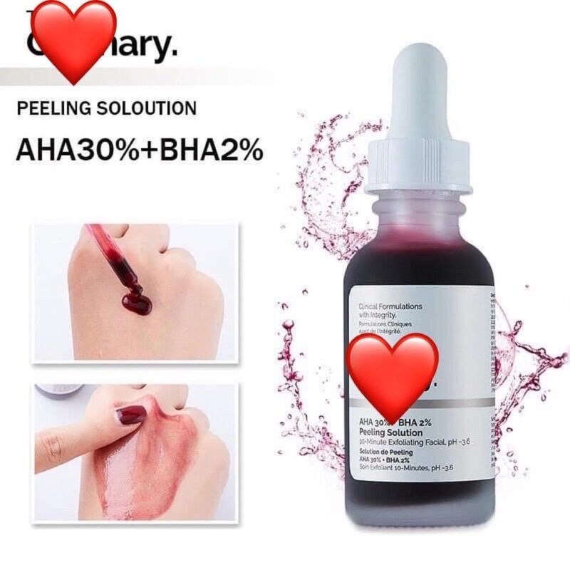 THE ORDINARY PEELING SOLUTION SERUM- Tinh chất tế bào chết aha 30% +bha 2% 30ml