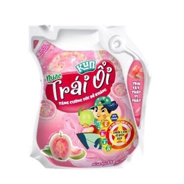 THÙNG 24 TÚI SỮA KUN 110ML MIX VỊ (24 túi x 110ml)