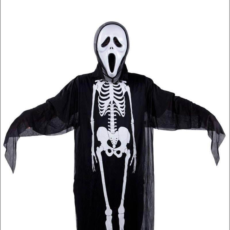 LOẠI ĐẸP Trang phục hóa trang Halloween Áo bộ xương mặt nạ scream