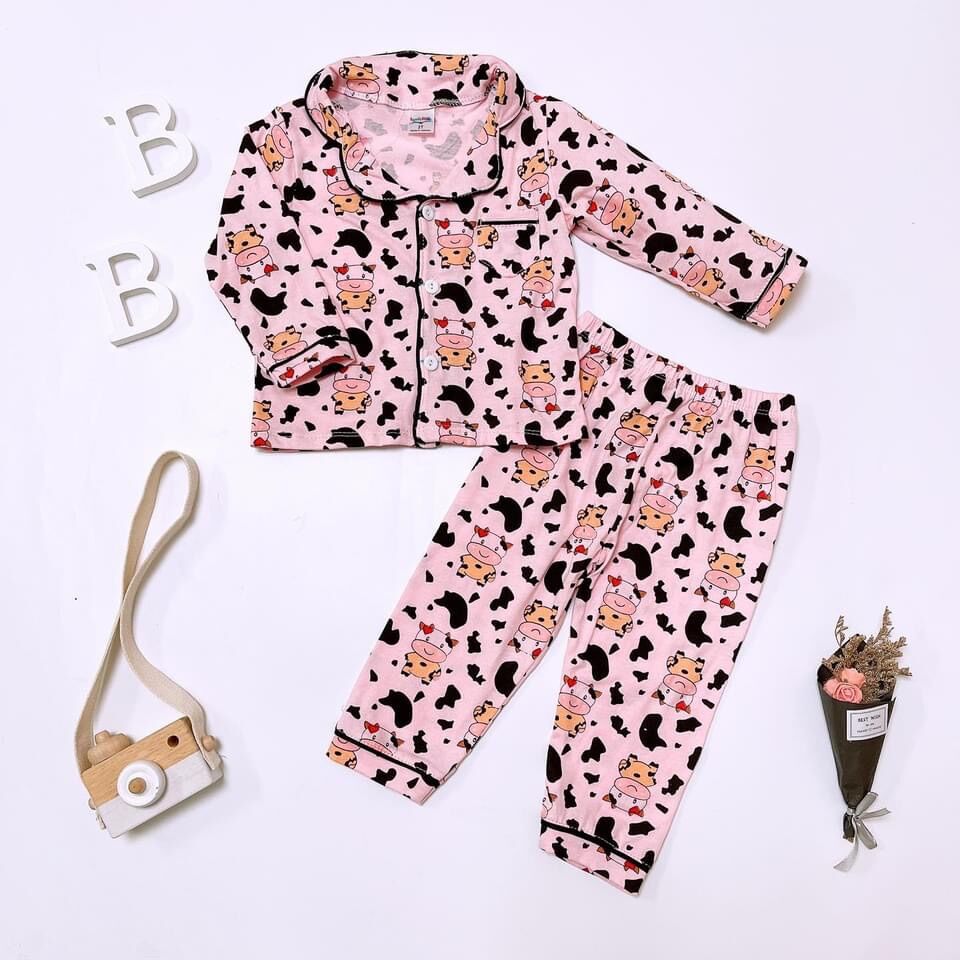 Đồ bộ Pyjama tay dài bé trai bé gái